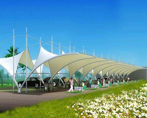 膜结构车棚的蓬布，各人相识吗?